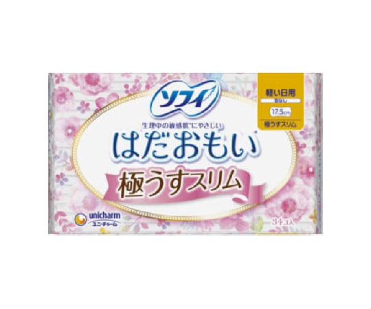 ユニ・チャーム ソフィはだおもい 極うすスリム 軽い日用 羽なし 34枚 1個 (ご注文単位1個) 【直送品】