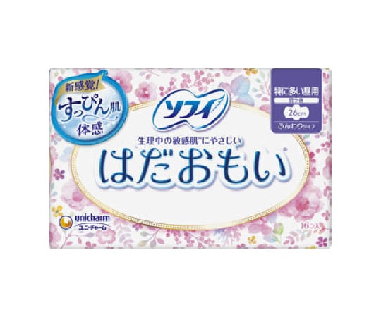 ユニ・チャーム ソフィ はだおもい 長時間用 羽つき 16枚 1個 (ご注文単位1個) 【直送品】
