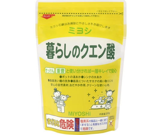 ミヨシ石鹸 暮らしのクエン酸 330g 1個 (ご注文単位1個) 【直送品】