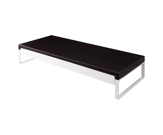 LIHITLAB 机上台＜幅590mm・引出し付＞ 24黒A7338-24 1個 (ご注文単位1個) 【直送品】