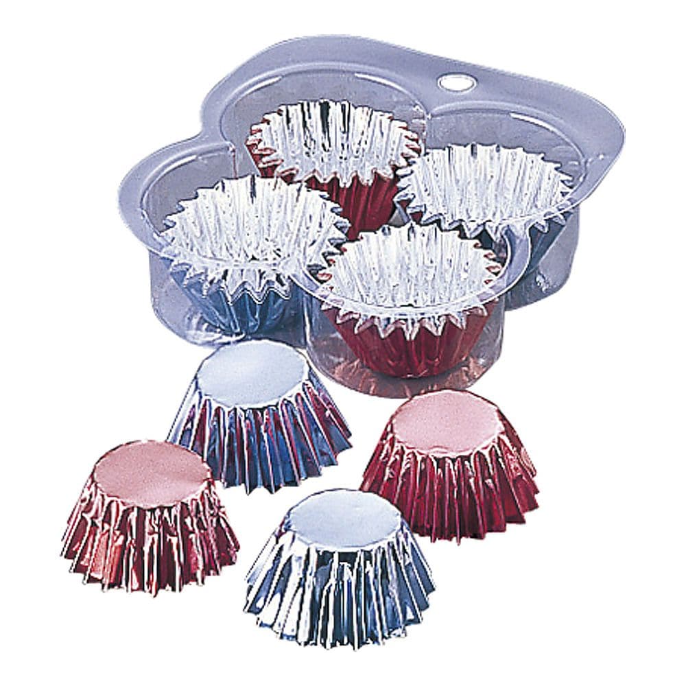 貝印 アルミ箔チョコ型カラー (40枚入) DL-6185 1セット (ご注文単位1セット) 【直送品】