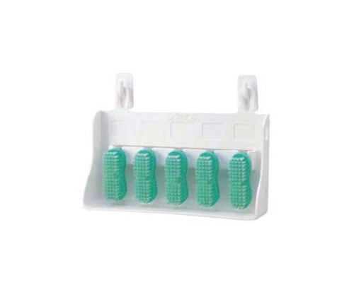 アルボース アルボース ハンドブラシ 5ヶ入 グリーン2909600 1組 (ご注文単位1組) 【直送品】