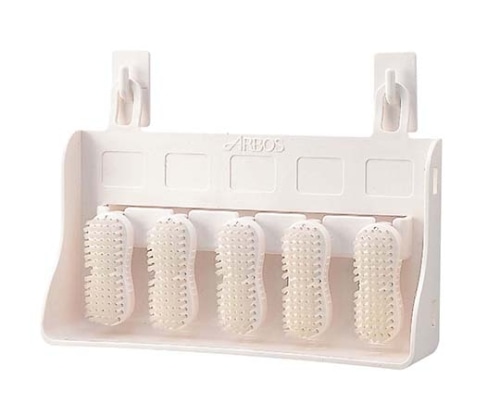 アルボース アルボース ハンドブラシ 5ヶ入 ホワイト2909620 1組 (ご注文単位1組) 【直送品】