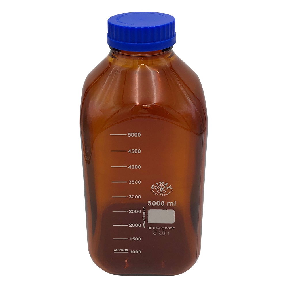 SIMAX 広口メディウム瓶 遮光 5000mL2080M/H5000 1個 (ご注文単位1個) 【直送品】