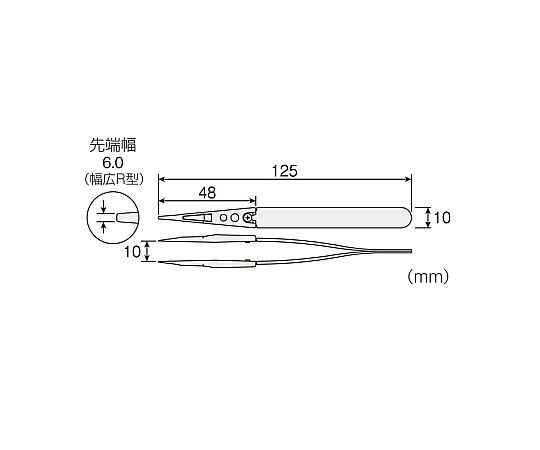 ホーザン ESDソフトチップピンセットP-645-J 1個 (ご注文単位1個) 【直送品】