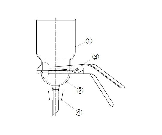 旭製作所 フィルターホルダー ガラスフィルタータイプ FG-473913-47 1セット (ご注文単位1セット) 【直送品】