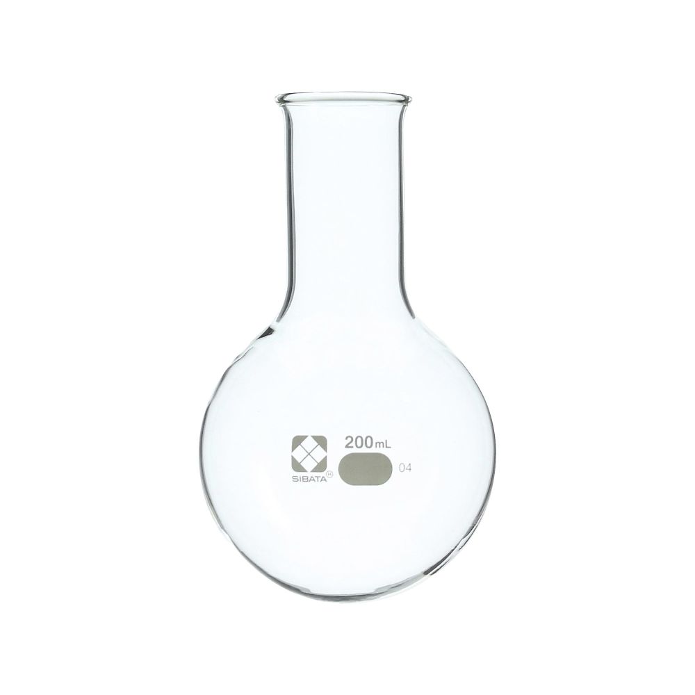 柴田科学 丸底フラスコ 200mL 1本入010500-200A 1本 (ご注文単位1本) 【直送品】