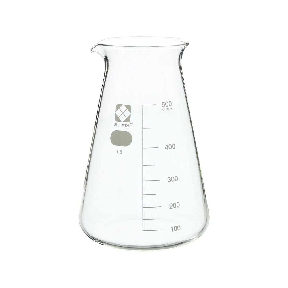 柴田科学 コニカルビーカー 500mL010050-500A 1個 (ご注文単位1個) 【直送品】