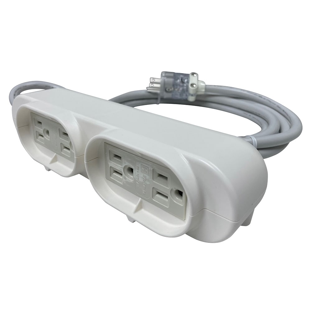 明工社 病院用接地タップ医用プラグ付MR7548TD3 1個 (ご注文単位1個) 【直送品】