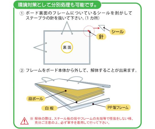 マグエックス ホワイトボードMX (無地) A4MXWH-A4 1枚 (ご注文単位1枚) 【直送品】