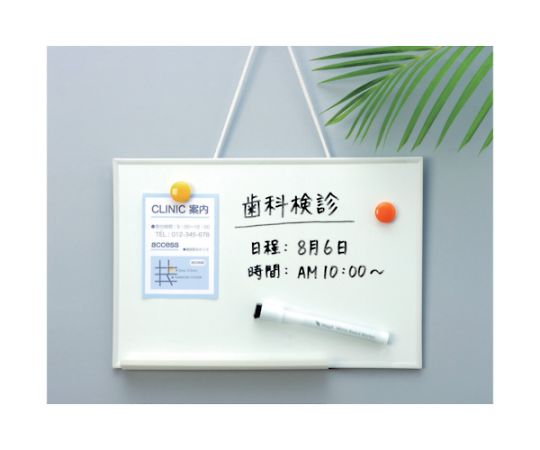 マグエックス ホワイトボードMX (無地) A4MXWH-A4 1枚 (ご注文単位1枚) 【直送品】