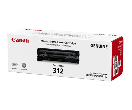 キヤノン CANON トナーカートリッジ312 1870B003CRG-312 1本 (ご注文単位1本) 【直送品】