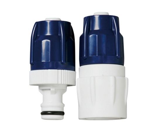 アイリスオーヤマ ワンタッチホースジョイント ホワイト/マリンブルー 75×67×35mmSGP-4 1個 (ご注文単位1個) 【直送品】