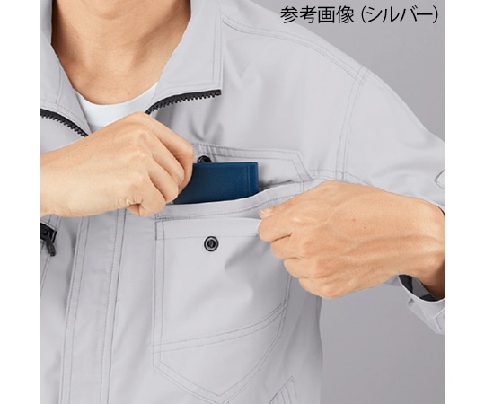 自重堂 空調服長袖ブルゾン ネービー SS74020 1枚 (ご注文単位1枚) 【直送品】