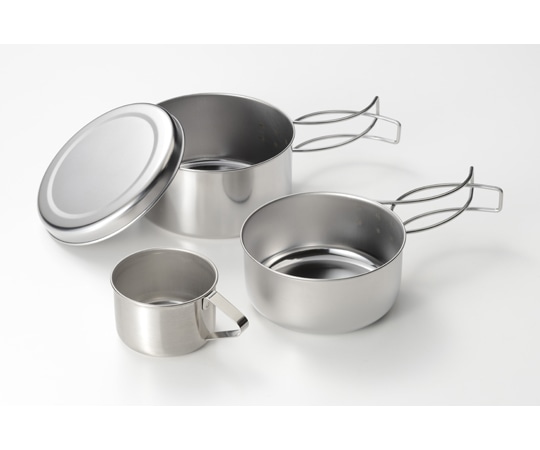 和平フレイズ コンパクトに収納できるクッカー 4点セットMH-1541 1セット (ご注文単位1セット) 【直送品】