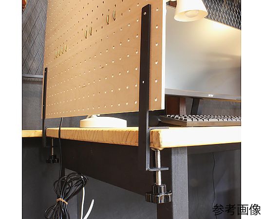 和気産業 穴あきボード用 デスククランプ 2本入ANB-901 1セット (ご注文単位1セット) 【直送品】