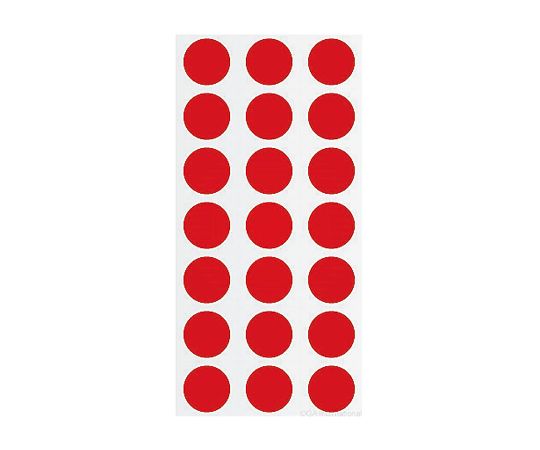 GA International クライオドット Φ19mmタイプ 赤 21ドット×20シート入LT-19RE 1袋 (ご注文単位1袋) 【直送品】