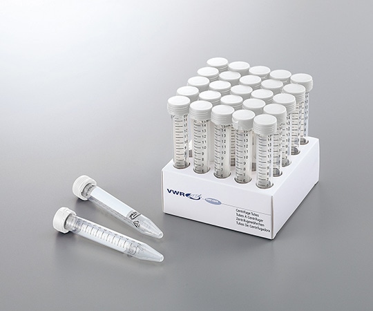 VWR 遠沈管 (フリップキャップ) γ線滅菌済 15mL 25本×20ラック入75845-212 1ケース (ご注文単位1ケース) 【直送品】