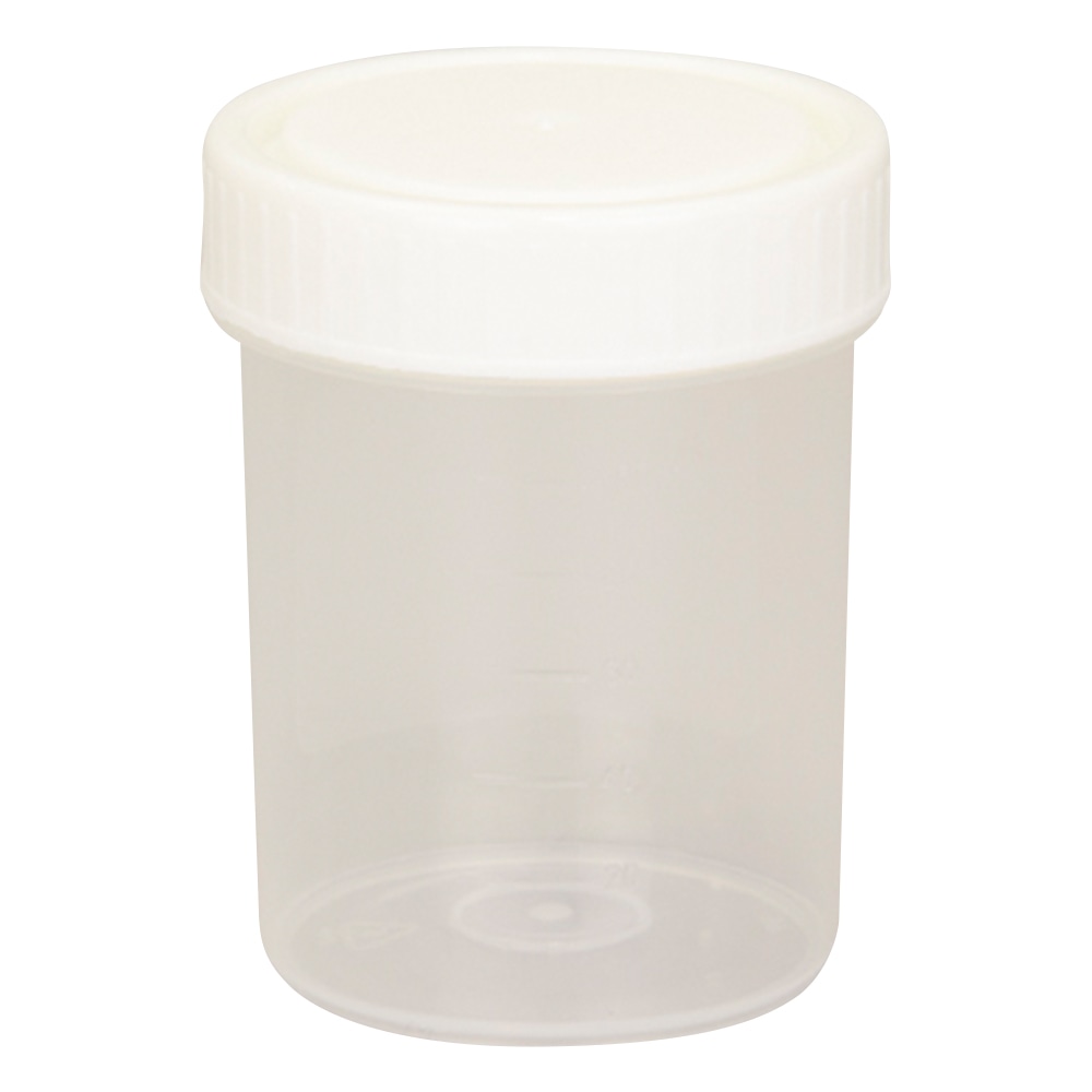 アズワン 滅菌サンプル容器 (個包装タイプ) 白 120mL 1箱 (200個入) P40104W 1箱 (ご注文単位1箱) 【直送品】