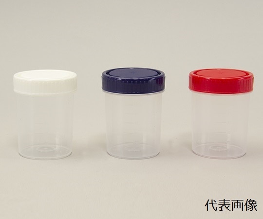 アズワン 滅菌サンプル容器 (個包装タイプ) 白 120mL 1箱 (200個入) P40104W 1箱 (ご注文単位1箱) 【直送品】