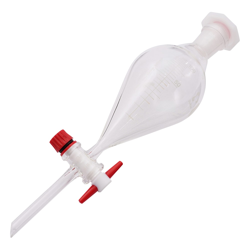 アズワン 目盛付分液ロート (丸型) 100mL04006137 1本 (ご注文単位1本) 【直送品】