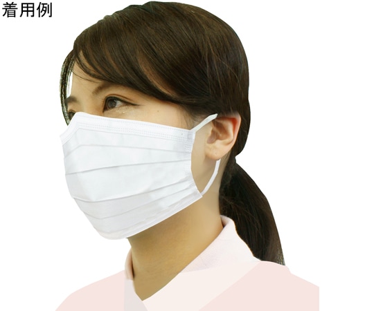 小野商事 不織布3層マスク レギュラーサイズ 50枚入WS7001 1箱 (ご注文単位1箱) 【直送品】