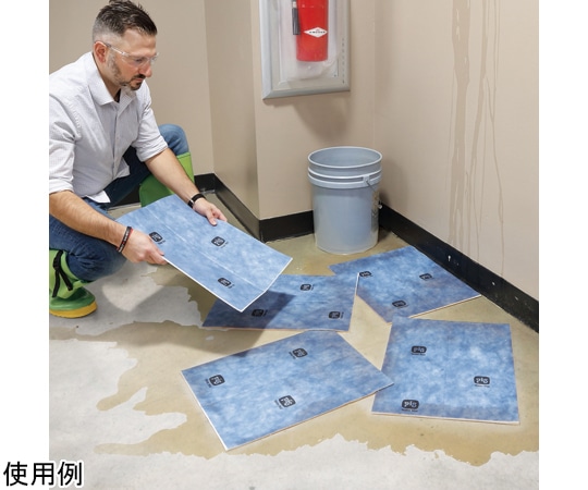 ニューピグコーポレーション ピグ吸水マット 10枚入WTR00710P 1袋 (ご注文単位1袋) 【直送品】