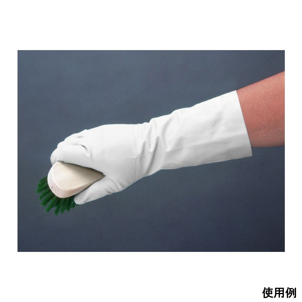 ショーワグローブ 簡易包装 ニトリルゴム製手袋 薄手 L ホワイト 10双×24袋入LW 1組 (ご注文単位1組) 【直送品】