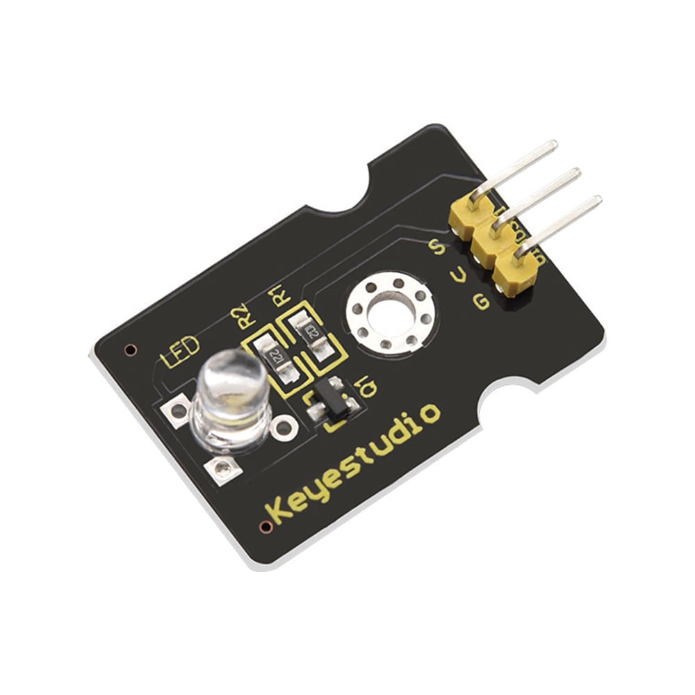 Keyestudio 白色LED (Arduino用) Arduino標準KS0016 1セット (ご注文単位1セット) 【直送品】