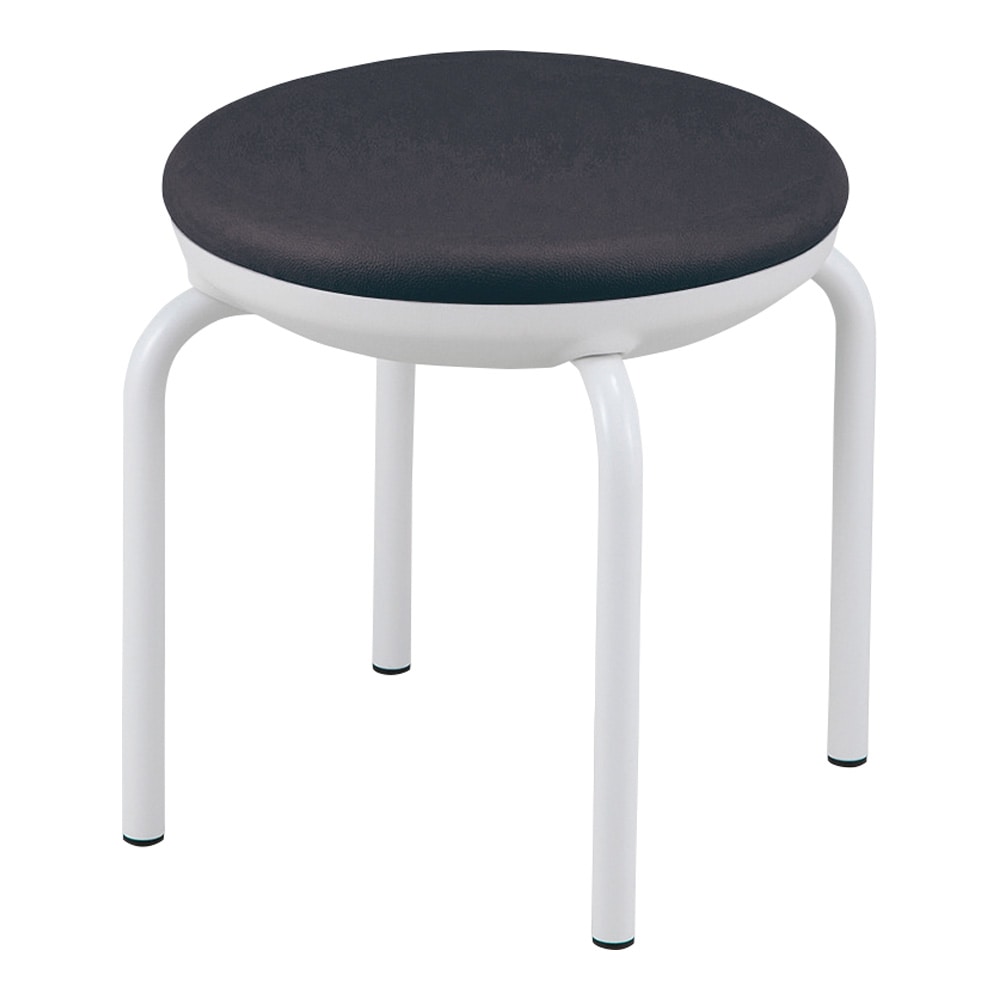 アズワン サスティナブルセレクトチェア (スタッキング仕様) ブラックNVST-BLK 1個 (ご注文単位1個) 【直送品】