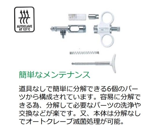 ソコレックス ソコレックスSH連続分注器 (プレミアム) ピストルハンドル 2mL174SH.0502 1個 (ご注文単位1個) 【直送品】