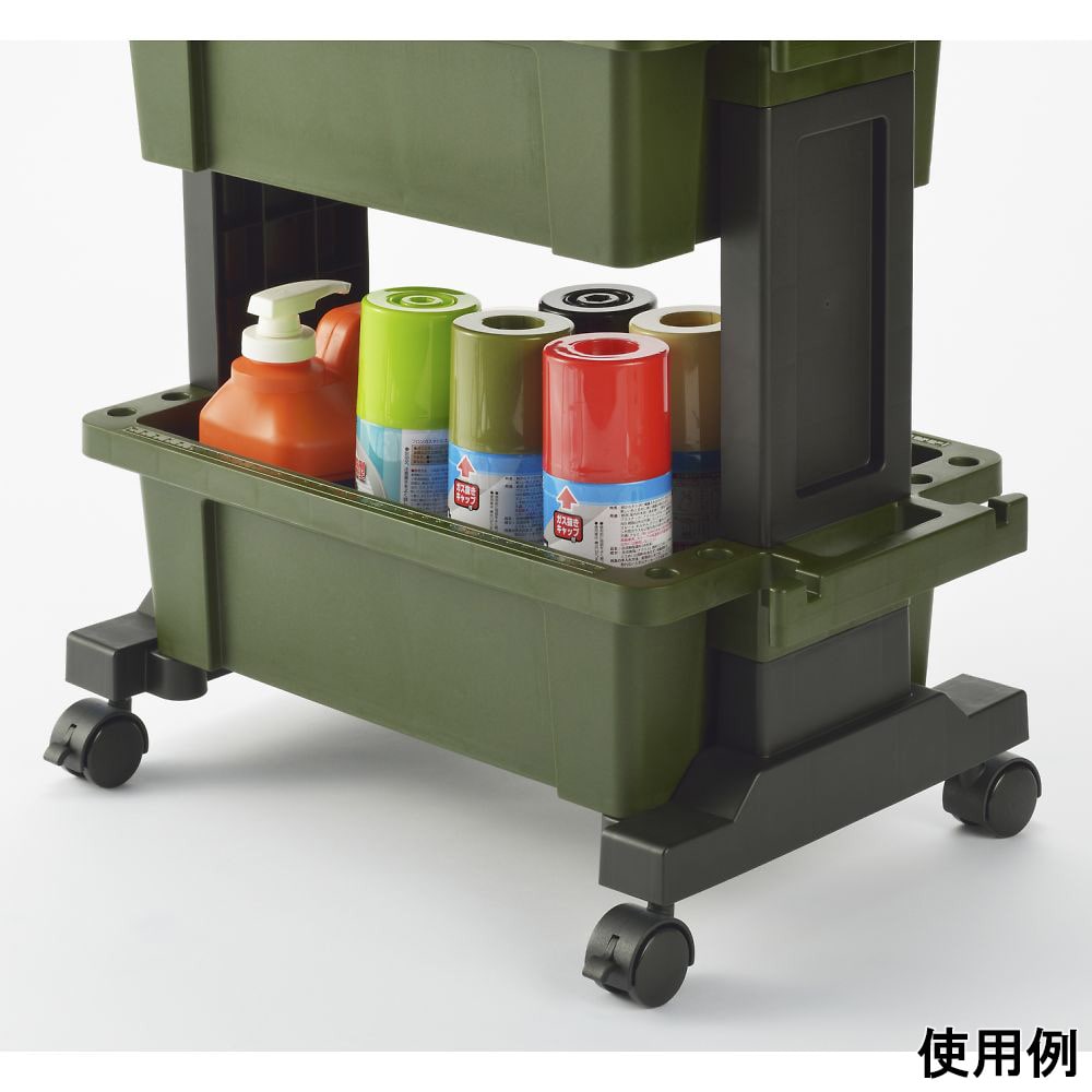 JEJアステージ ツールワゴン (ボックス×3段) TWB-490G 1個 (ご注文単位1個) 【直送品】