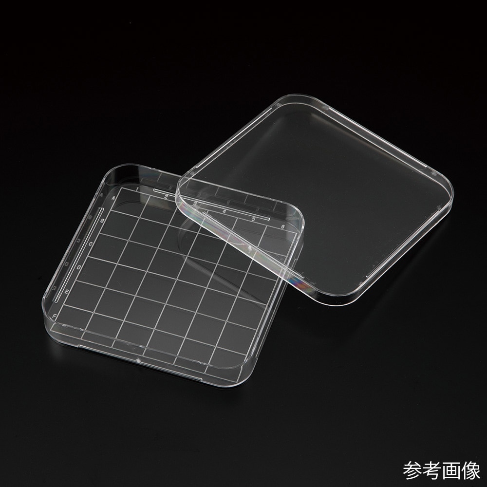 アズワン ビオラモスクエアペトリディッシュ 1箱 (10枚×24包入) VSD-126 1箱 (ご注文単位1箱) 【直送品】