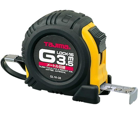 TJMデザイン (タジマツール) Gロック 16 3.5m メートル目盛GL16-35BL 1個 (ご注文単位1個) 【直送品】