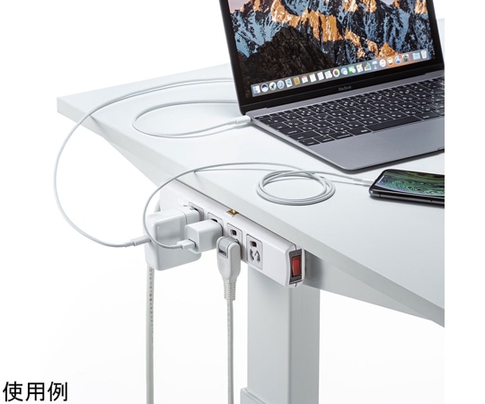 サンワサプライ 雷ガードタップ 3P・4個口 (抜け止めタイプ) 3mTAP-SP34MG-3 1セット (ご注文単位1セット) 【直送品】