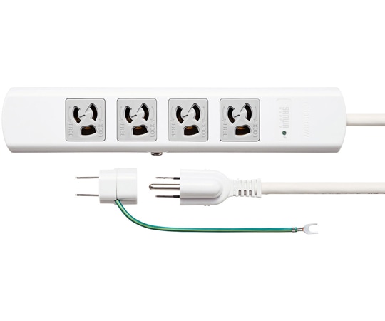 サンワサプライ 雷ガードタップ 3P・4個口 (抜け止めタイプ) 3mTAP-SP34MG-3 1セット (ご注文単位1セット) 【直送品】