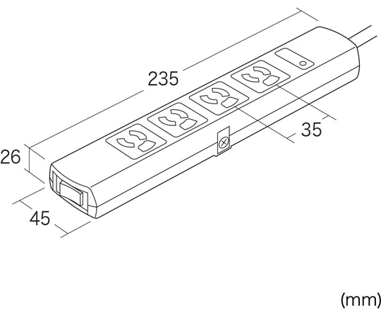 サンワサプライ 雷ガードタップ 3P・4個口 (抜け止めタイプ) 3mTAP-SP34MG-3 1セット (ご注文単位1セット) 【直送品】