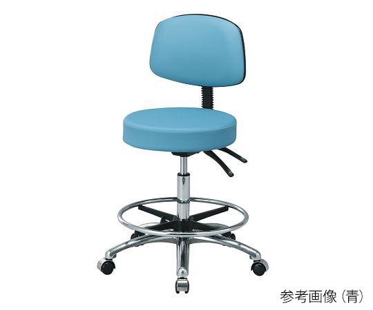 アズワン 研究室用抗菌カラフルチェア 白ASSTB127F 1個 (ご注文単位1個) 【直送品】