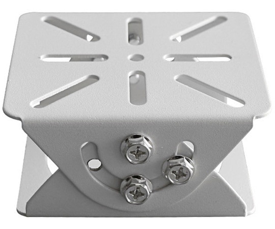 ビットストロング 監視カメラ ユニバーサル 角度調整 ハウジングブラケット取り付け金具【白】BS-KANKANA-B2 1個 (ご注文単位1個) 【直送品】