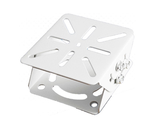 ビットストロング 監視カメラ ユニバーサル 角度調整 ハウジングブラケット取り付け金具【白】BS-KANKANA-B2 1個 (ご注文単位1個) 【直送品】