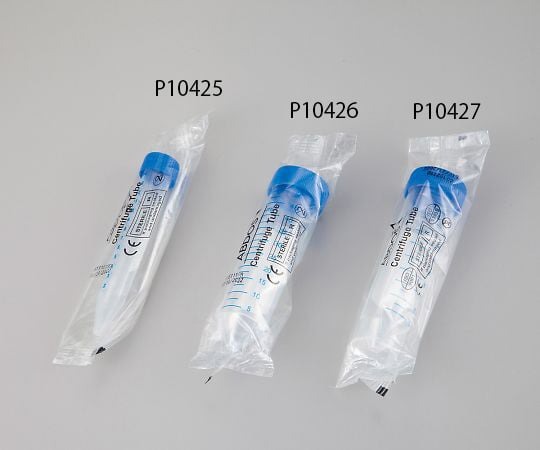 Abdos 遠沈管 (個包装タイプ) γ線滅菌済 自立型 50mL 1箱 (350本入) P10427 1箱 (ご注文単位1箱) 【直送品】