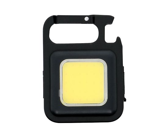 EARTH MAN 3.7V充電式大光量コンパクトLEDライト ブラックHLT-6LiBK 1個 (ご注文単位1個) 【直送品】