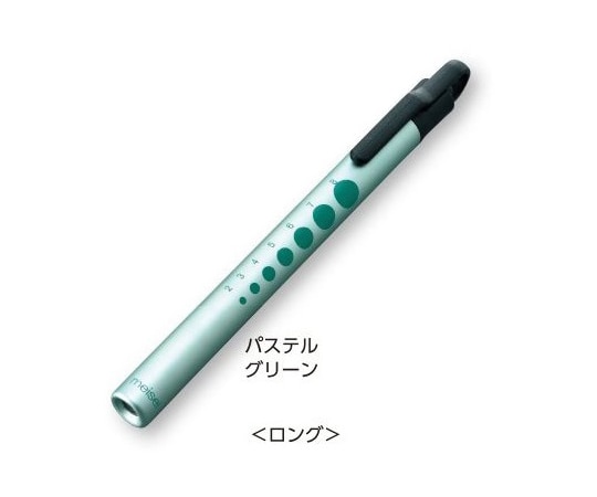 明成 ソフトLED クリップライト (ペンライト) ロング パステルグリーンCL02-GR 1本 (ご注文単位1本) 【直送品】