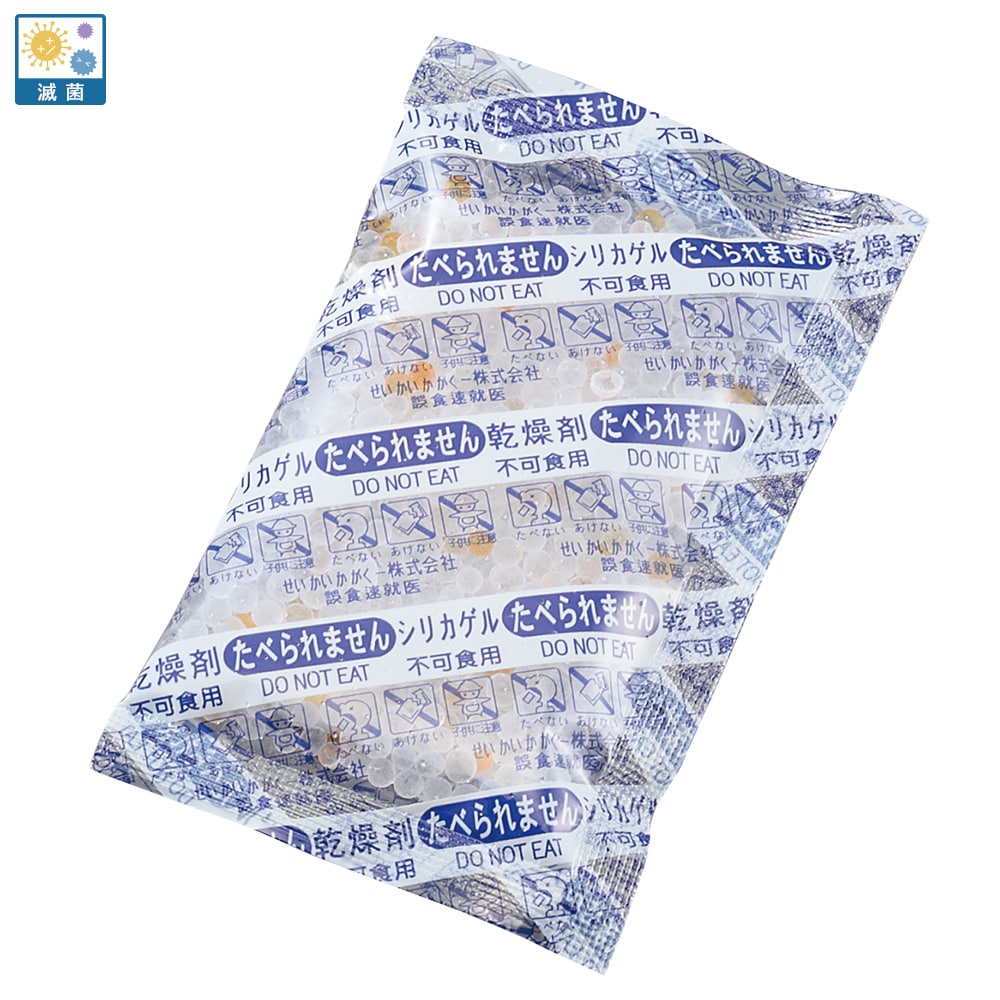 アズワン シリカゲル (乾燥剤) 20g×100個入 滅菌済 1袋 (ご注文単位1袋) 【直送品】