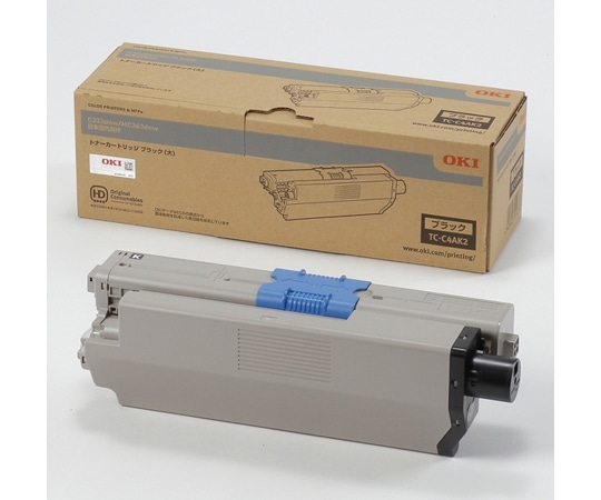 OKI トナーカートリッジ (大) ブラック (MC363dnw/C332dnw) TC-C4AK2 1個 (ご注文単位1個) 【直送品】