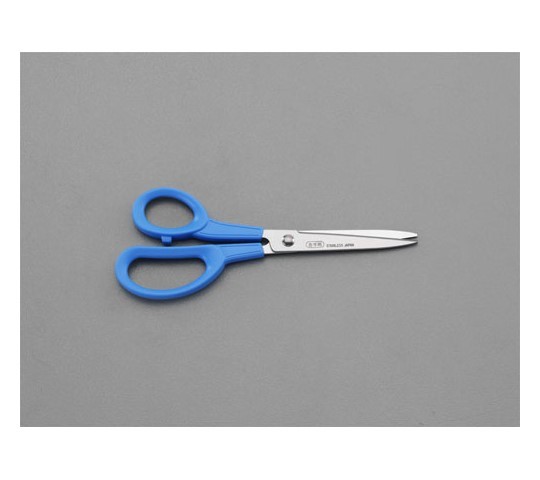 エスコ 170mm はさみ・事務用 (左利用/ステンレス製) EA540HA-16 1本 (ご注文単位1本) 【直送品】