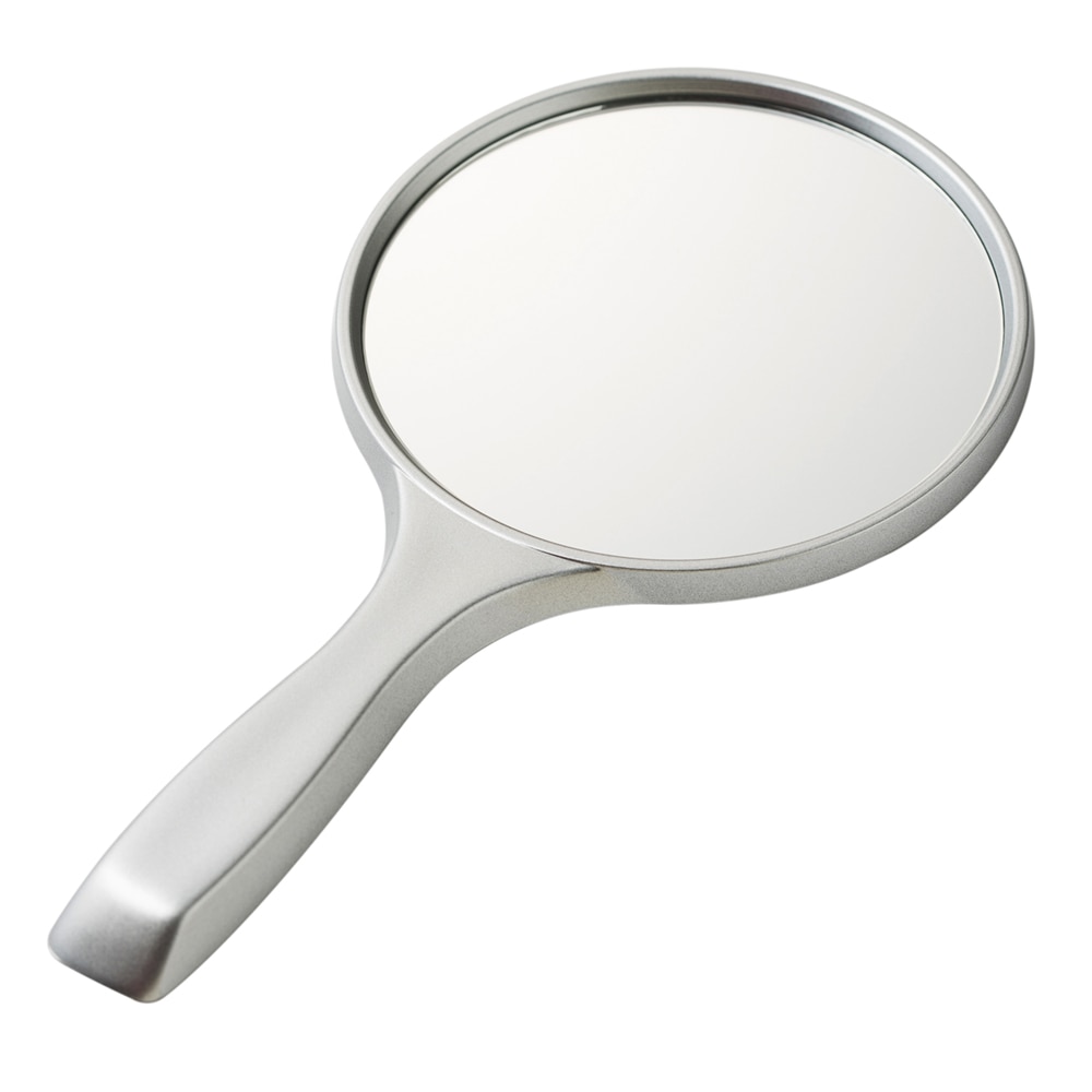 堀内鏡工業 安心・安全 割れないミラー (いきいきミラー) ハンドミラーIK-05 1個 (ご注文単位1個) 【直送品】