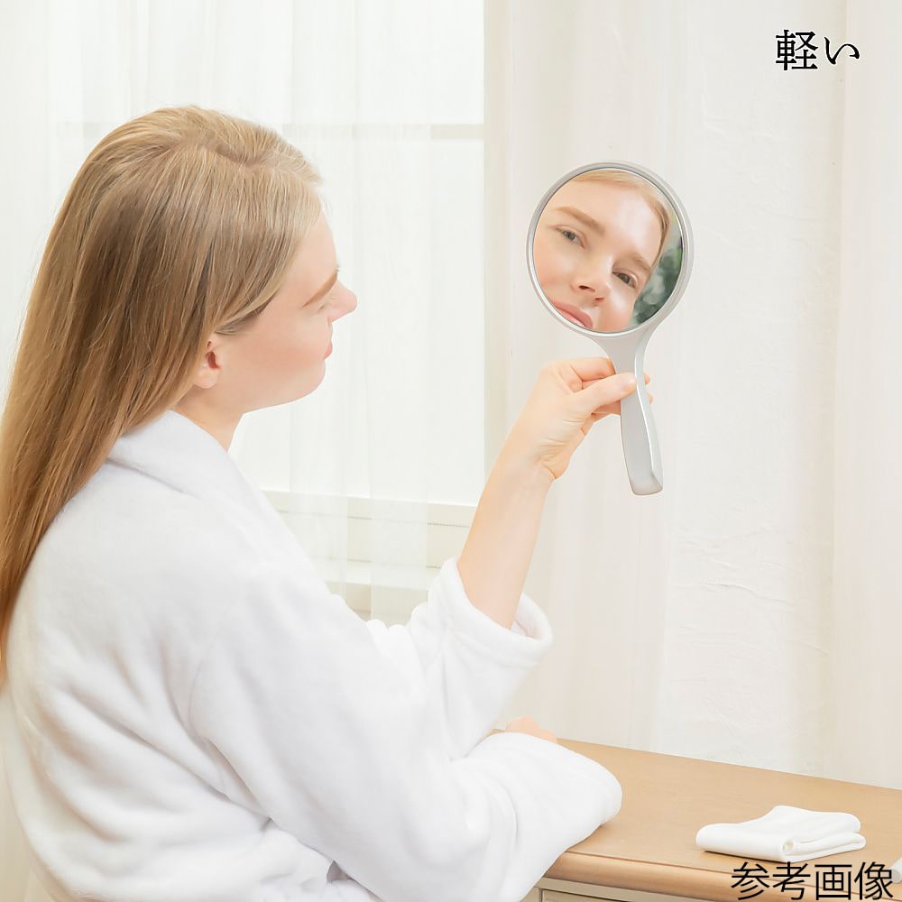 堀内鏡工業 安心・安全 割れないミラー (いきいきミラー) ハンドミラーIK-05 1個 (ご注文単位1個) 【直送品】