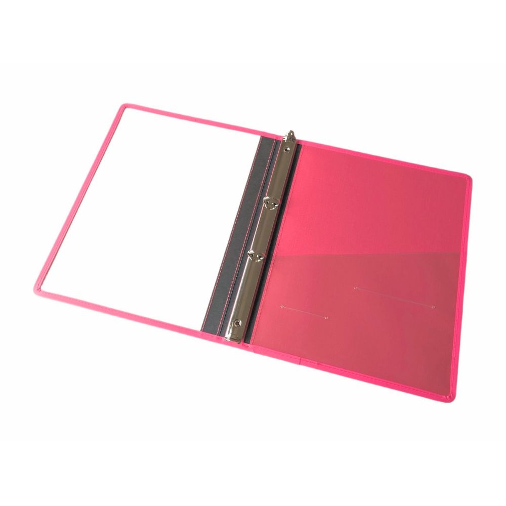 サンリーフ カルテブック (クリアータイプ) A4 2穴 レッド 背幅30mmSKC-430-2R 1冊 (ご注文単位1冊) 【直送品】