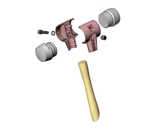 ロームヘルド・ハルダー シンプレックス用ハンドル グラスファイバー製 径30用3844.030 1本 (ご注文単位1本) 【直送品】